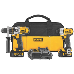 Hammer Drill and Impact Driver Combo Kit 